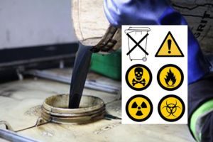 how to correctly label used oil