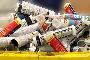 adhesive and sealant disposal
